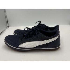 Puma Mens Low Top Astro Sala Casual Sneakers Navy Blue Size 10‎